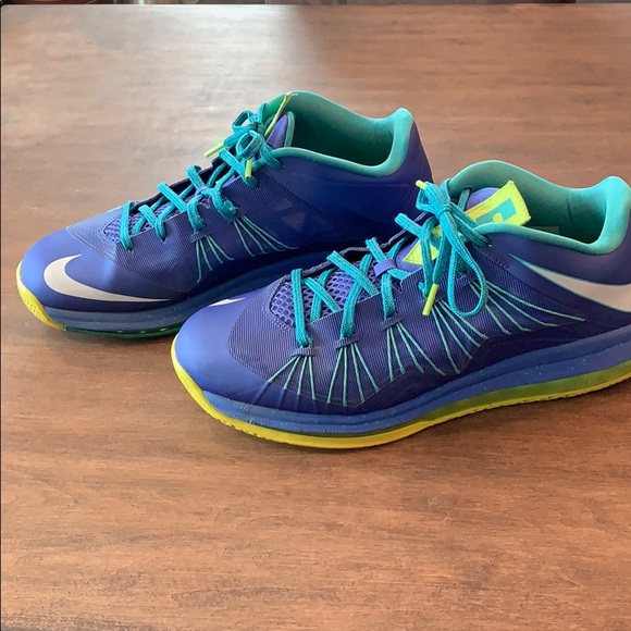 Nike Air Max LeBron X Sprite low sz 11.5 - Picture 3 of 5